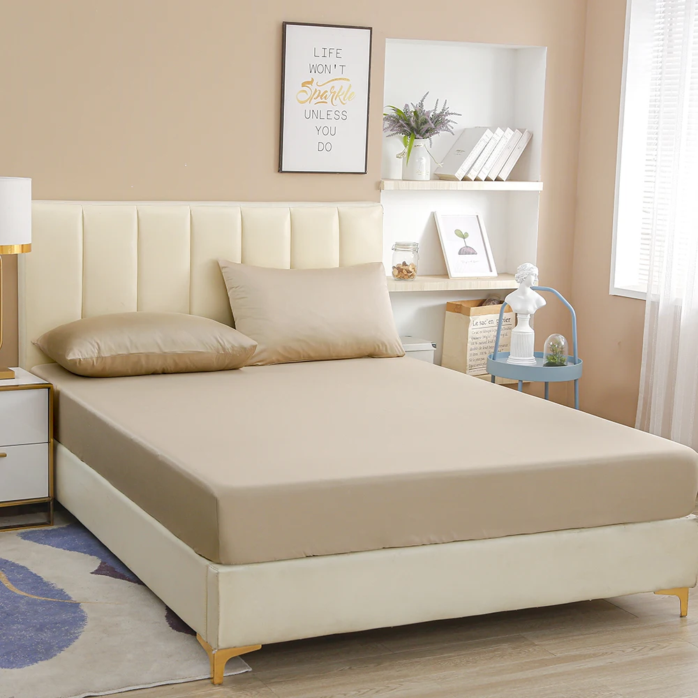 Wholesale Factory price bed sheets Silver ion Antibacterial 300TC 100% bamboo bedding set