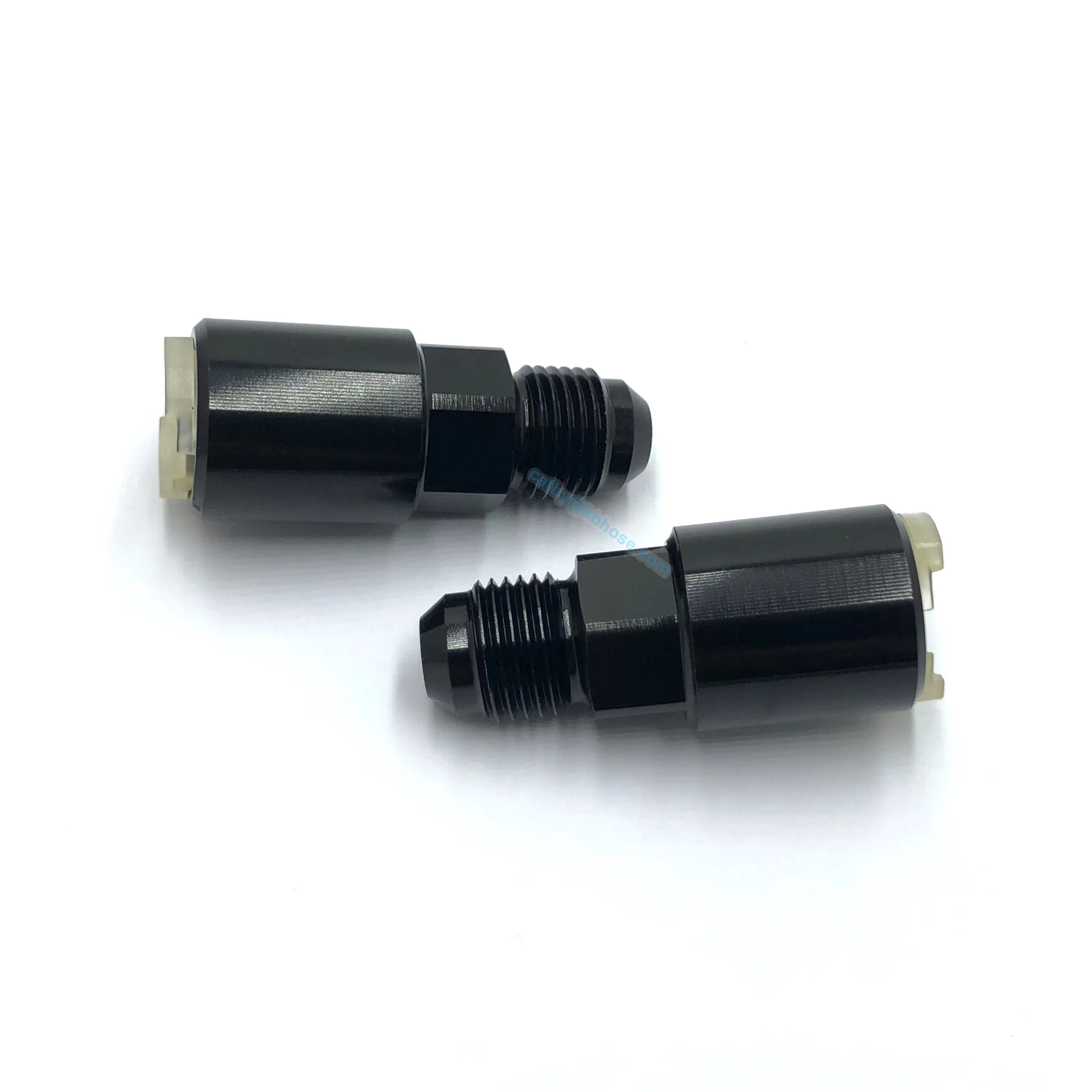 Aluminum -6AN AN6 Male to 5/16 Quick-Disconnect Female Hard Tube Push-On EFI Fitting Connector Oil Fuel Adapter