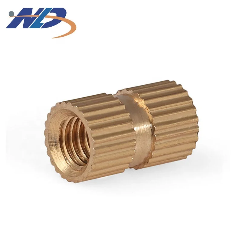 Wholesale heat set pipe fitting blind rivet knurled sleeve square stainless steel furniture m4 thread  insert brass nut