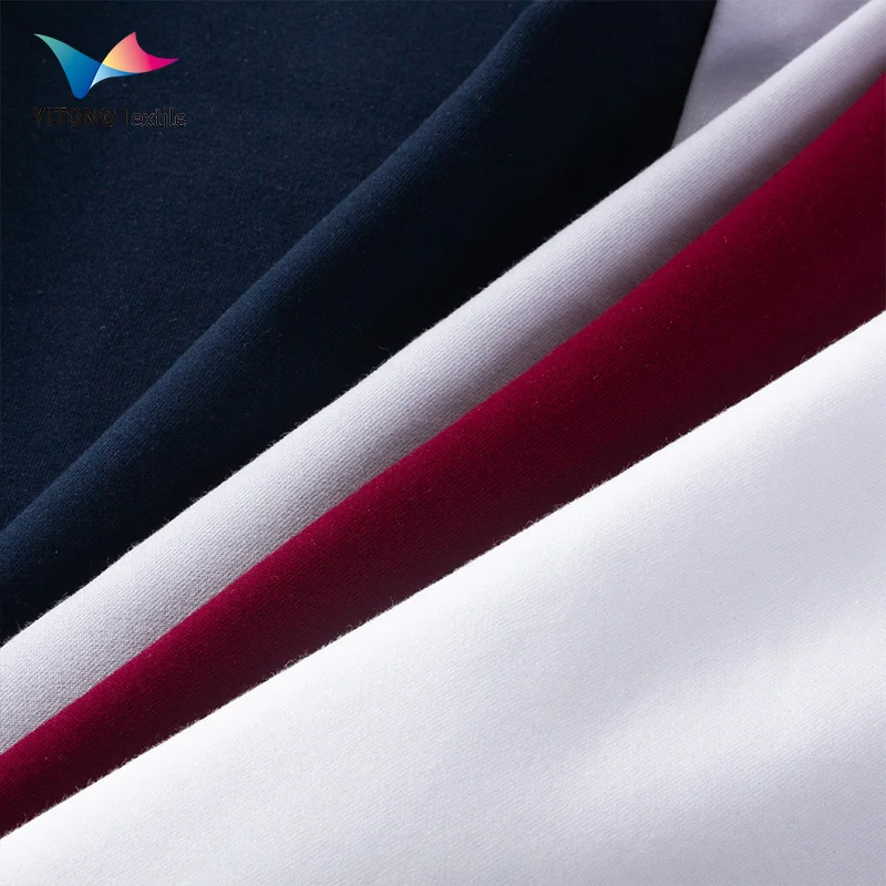 Wholesale 230 gsm Cotton Single Jersey Fabric 93% Cotton 7% Spandex Fabric for Loungewear Clothing