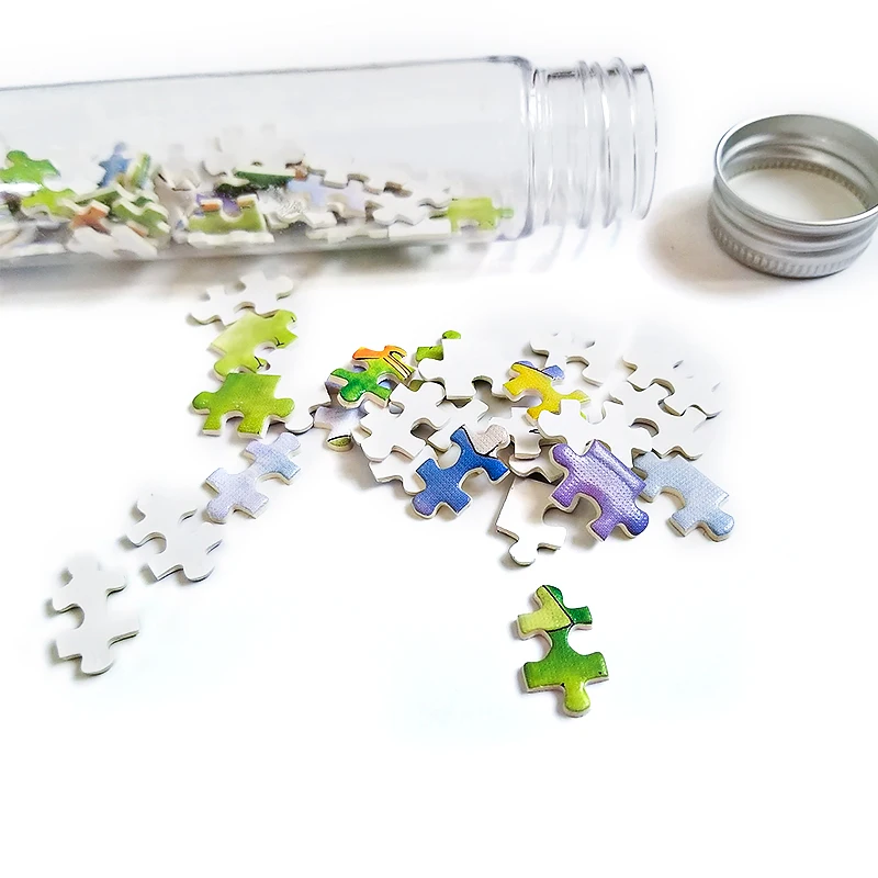 Free samples  custom puzzles for kids pieces  personalized puzzle the overall display is beautiful mini puzzle