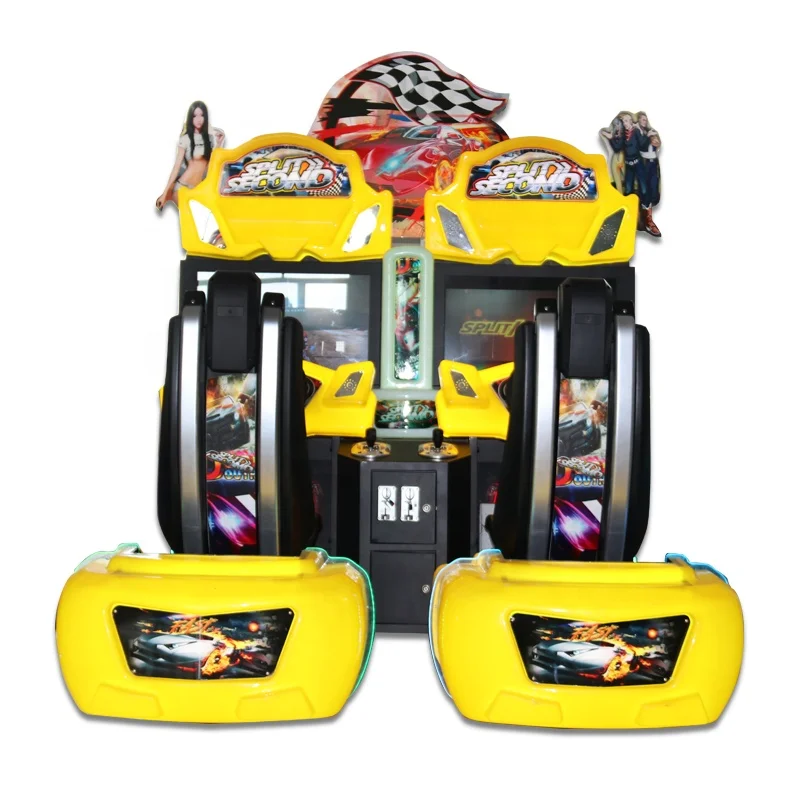 Gear Hot Selling Coin Operated Wholesale High Back Racing Car Game/Racing Game Simulator/Racing Game