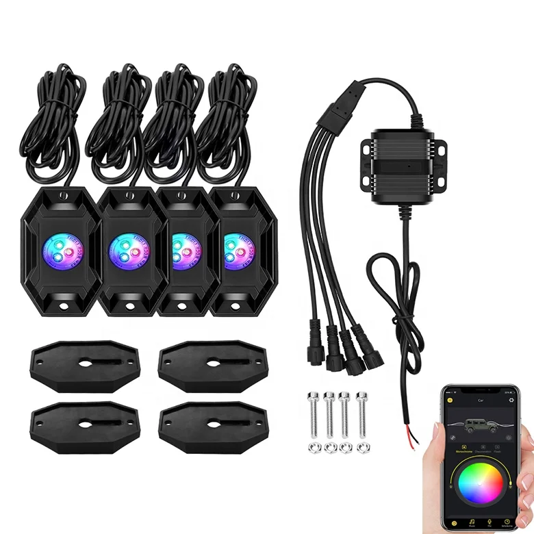 Фабрика в наличии, розничная продажа, низкая цена, высокое качество, монтаж на автомобиль, шасси, комплект подсветки, светодиодный автомобиль под свечением