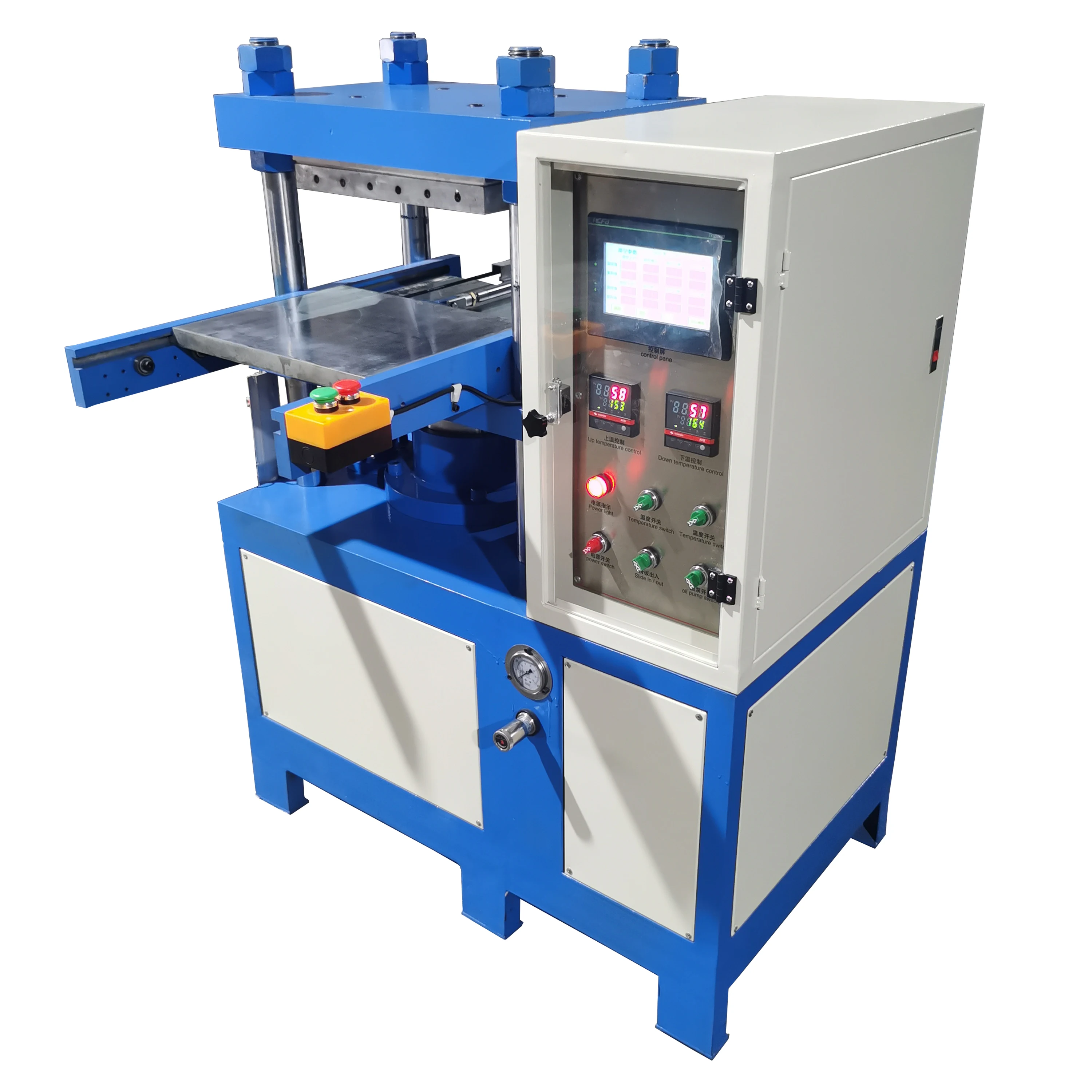 50T vulcanizing machine Silicone label machine Silicone zero wallet machine