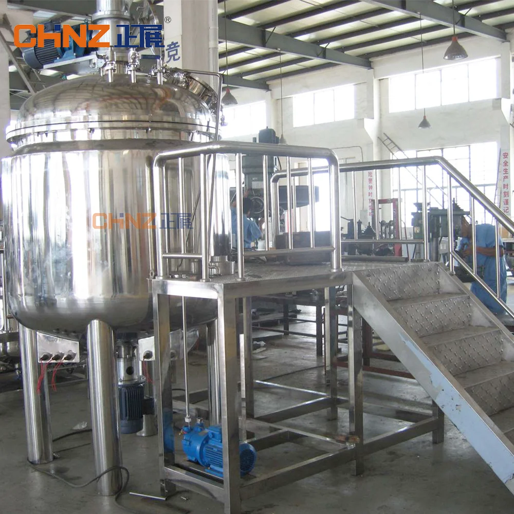 Cosmetic emulsion cream cream emulsifying homogenizer mixing tank high shear homogenizer soap liquid mixing equipment