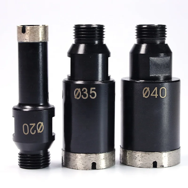 Custom M14&1/2GAS threaded diamond bit High speed ceramic coring bit