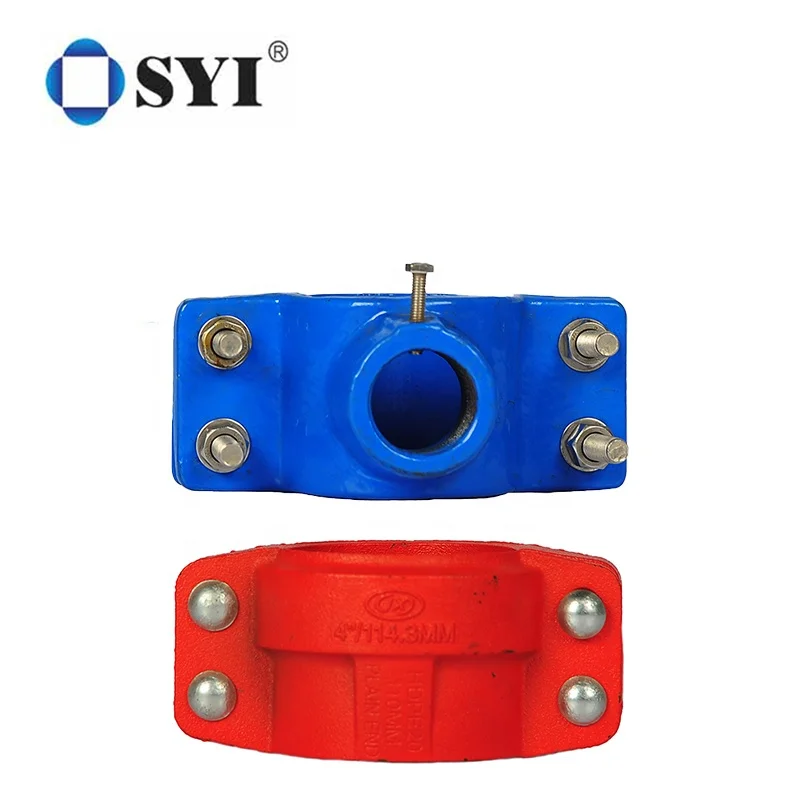 PVC Pipe Repairing Pipe Joint Male Nipple Female Threaded Saddle Clamp