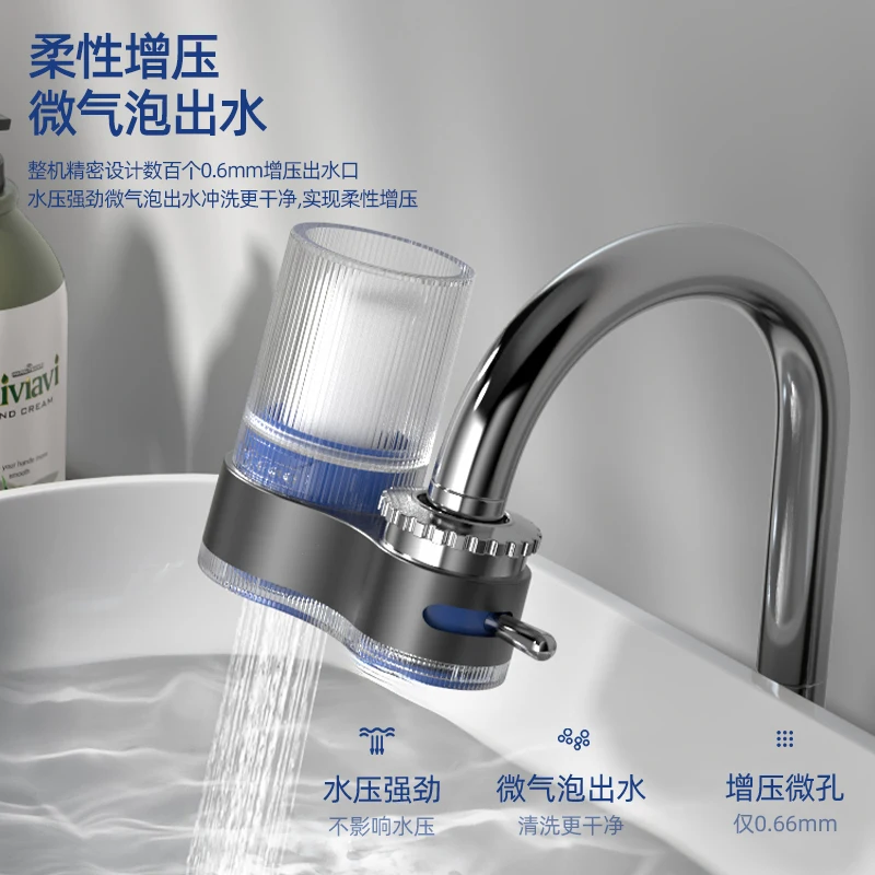Manual Household Kitchen Faucet Tap Water Purifier Activated Carbon Filter Element for Dirty Water Purification