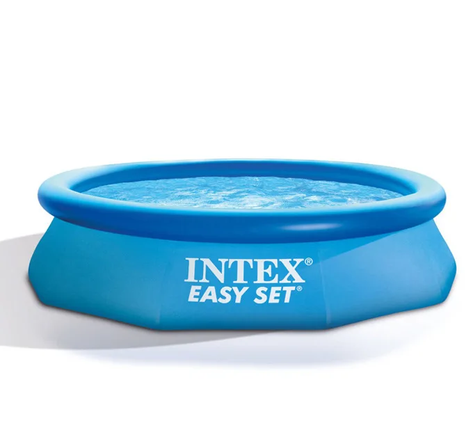 New IIntex 28143 Luxury  Inflatable Swimming Pool Garden Family Above Ground Pool Round with Filter Pump