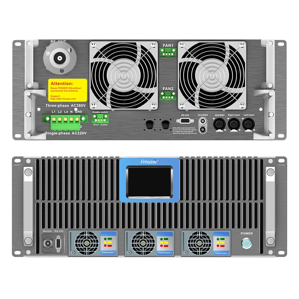  FMUSER FSN-3500T 3500 кВт 3000 Вт 100 FM-радиопередатчик для профессиональной FM-трансляционной радиостанции диапазон
