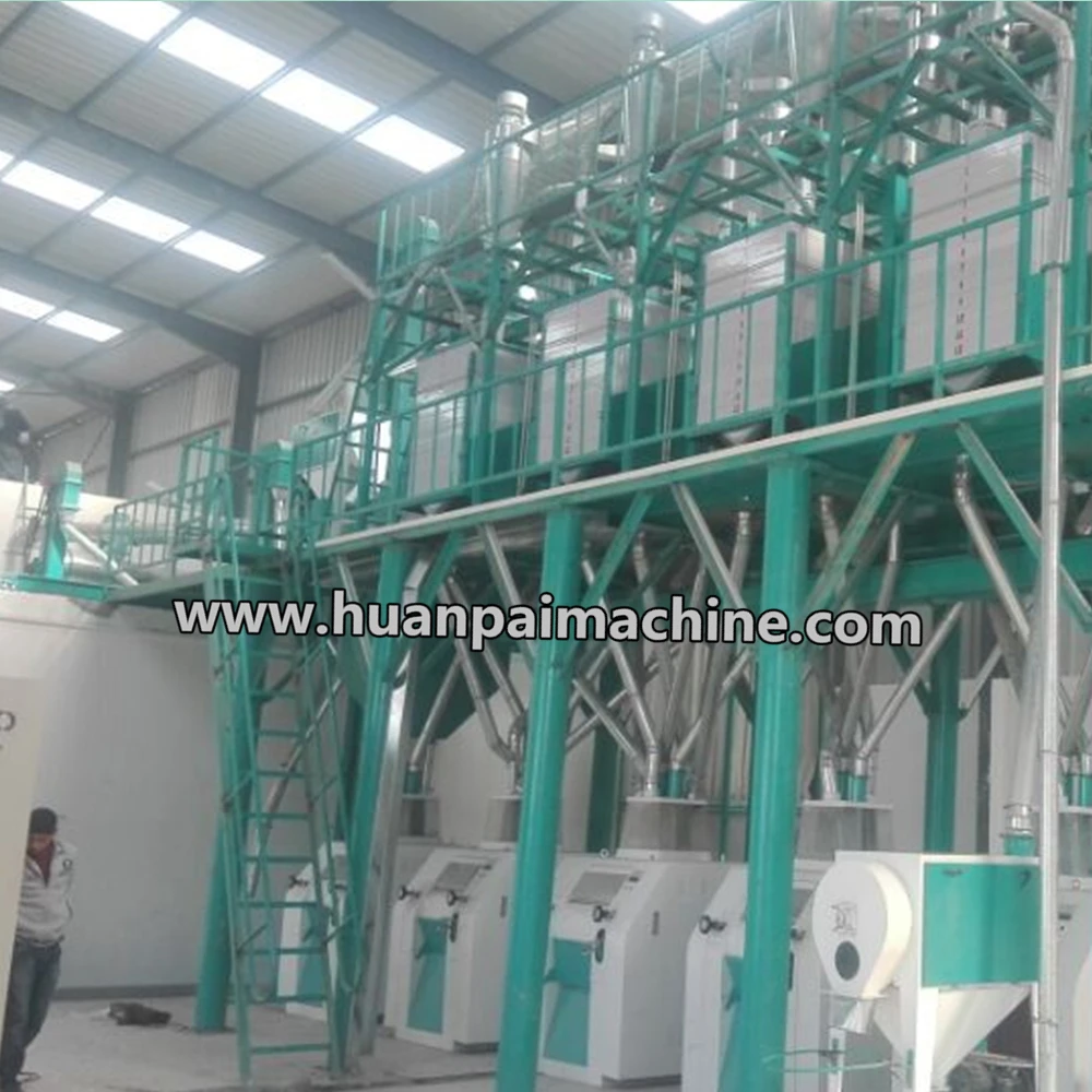 50t /24h industrial grain mill/roller mill/wheat flour mill plant
