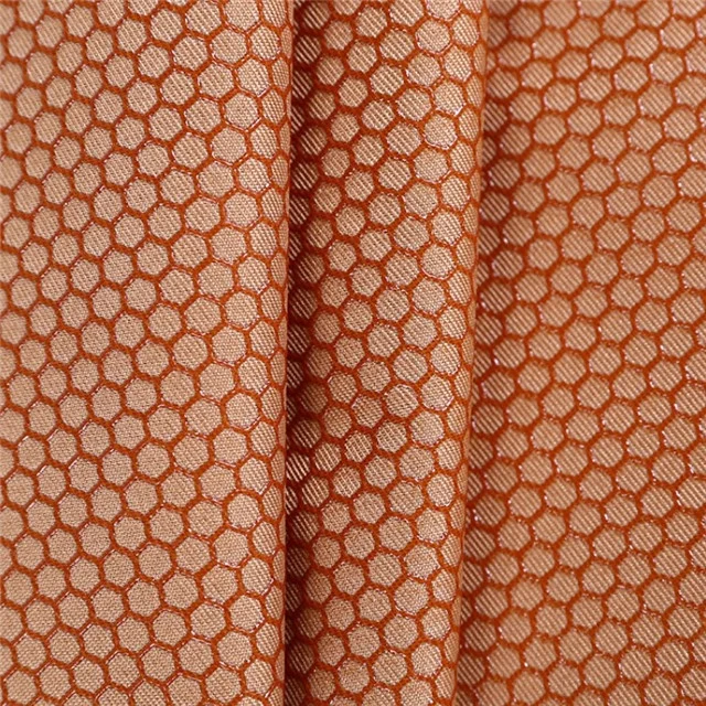 3D имитация силикона Нескользящая рукоятка ткань супер высокое качество шестигранный узор полиэфирная саржевая