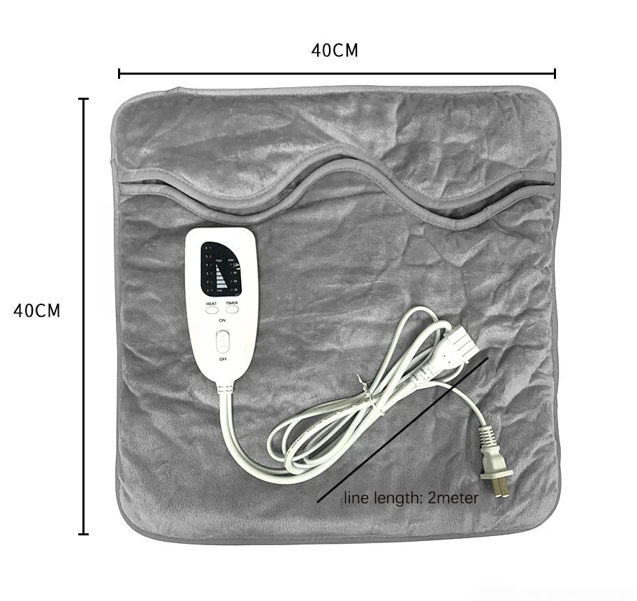 PAIDES Low Price Good Quality Cozy Flannel Fast Heated Electric Foot Heater Mat Warmer Electric Heaters use at home