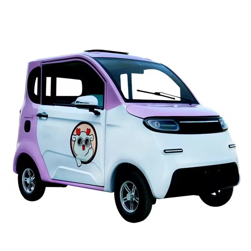 2024 NEW 4 Wheel  Electric Car Best Price1000w Adults Small Household Good Look Mini Four Seats Electric New