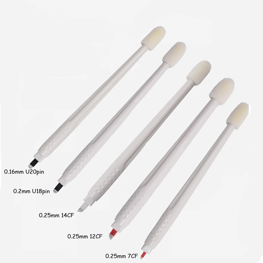 2019 new design disposable pen tattoo accessories permanent makeup phibrows microblading pen tebori microblading