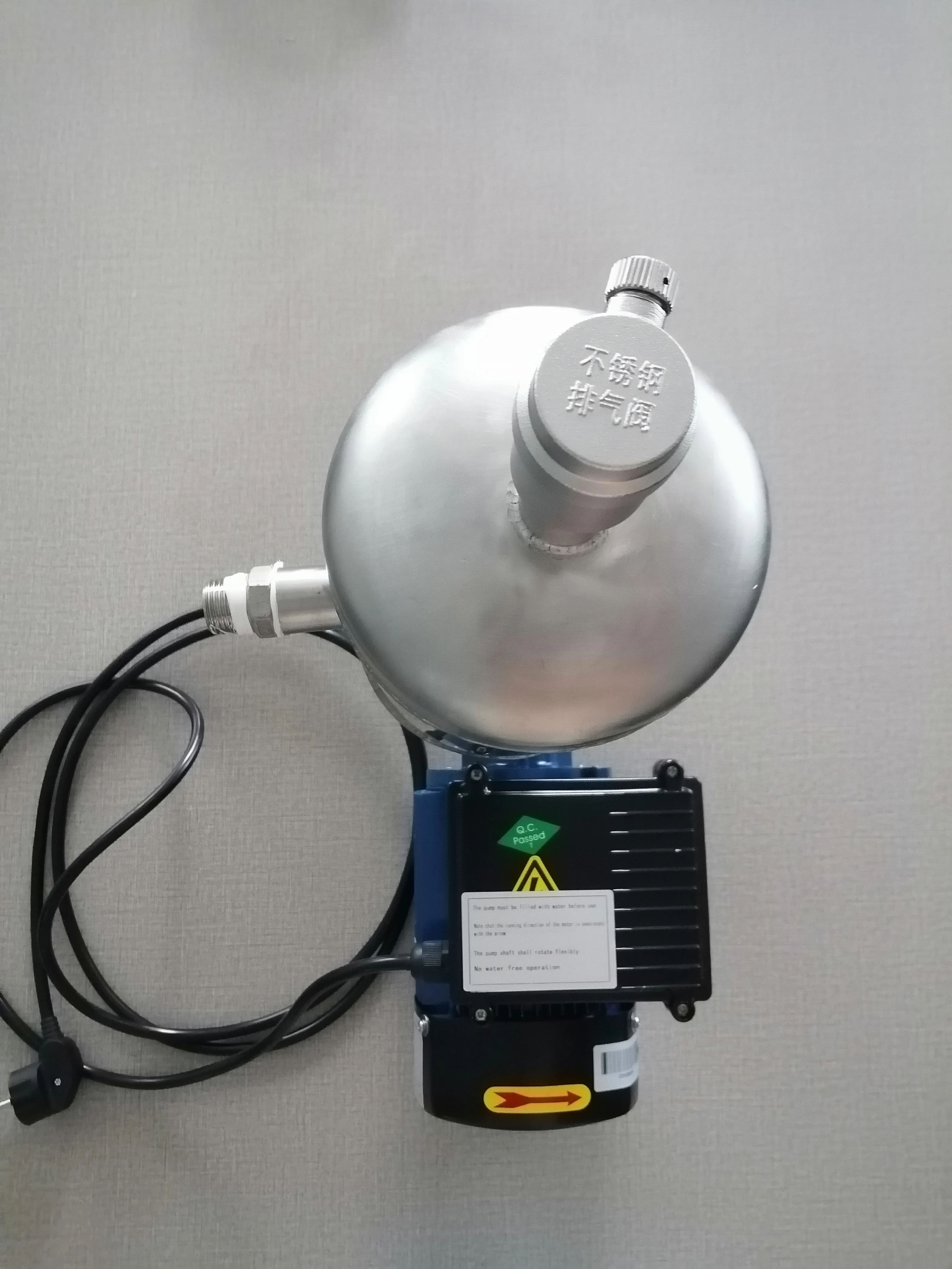 Stainless steel gas liquid mixing pump for mixing ozone and water