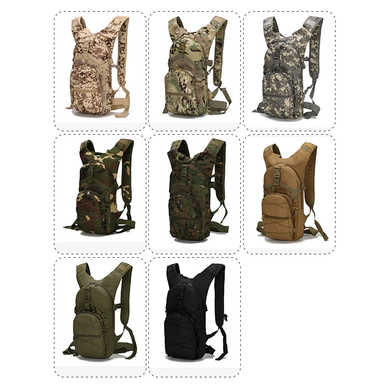 SABADO Outdoor Hunting Tactical Molle Nylon Bag Hydration Backpack Tactical 3L Water bag