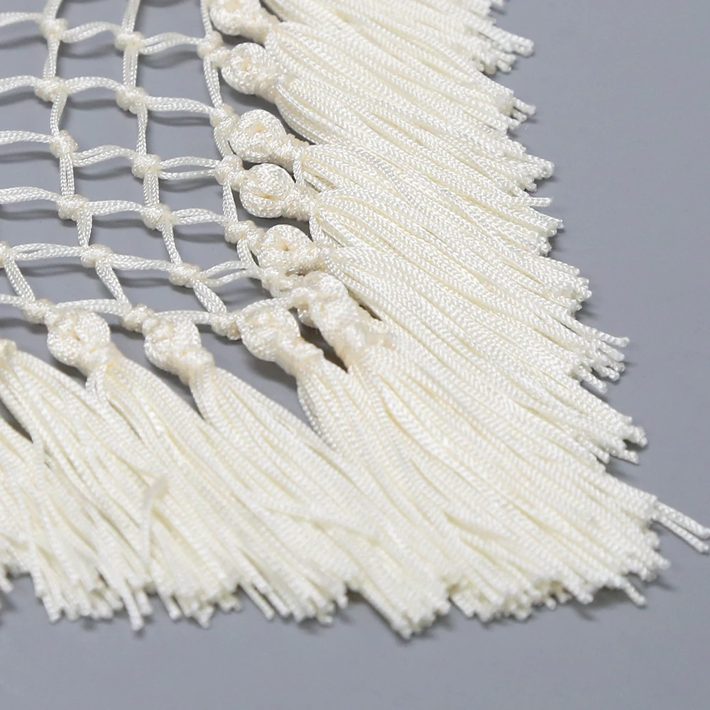 20Cm Handmade Nylon Fringe Diy Ethnic Style Tassel Garment Tassel Fringe For Jacket