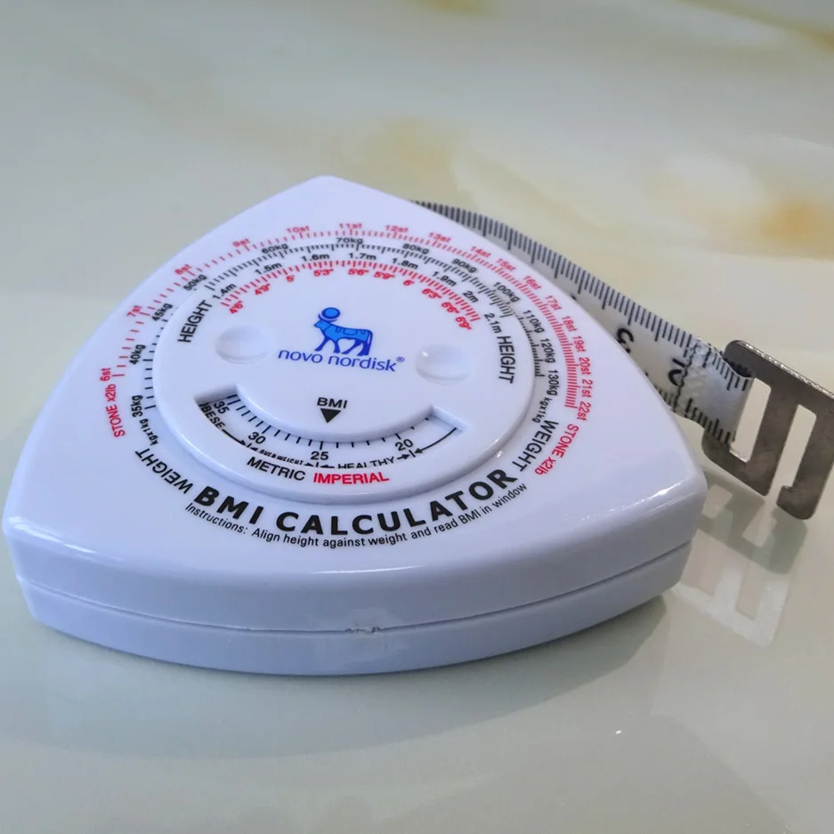 Medical measurement meter WFP printable body fitting BMI measuring tape