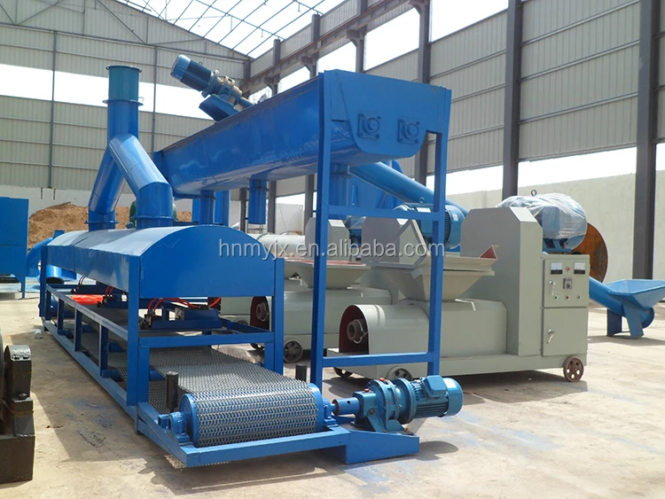 
Wood Sawdust Palm Frond Wood Briquette Extruder Saw Dust Press Machine 