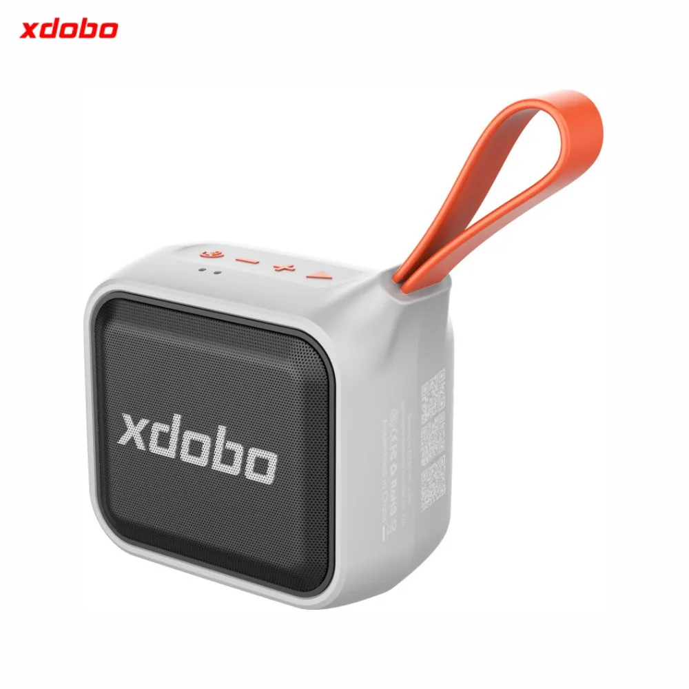 Xdobo Заводская Продажа Портативный динамик простой дизайн встроенный громкоговоритель с Aux Blue зубчатый