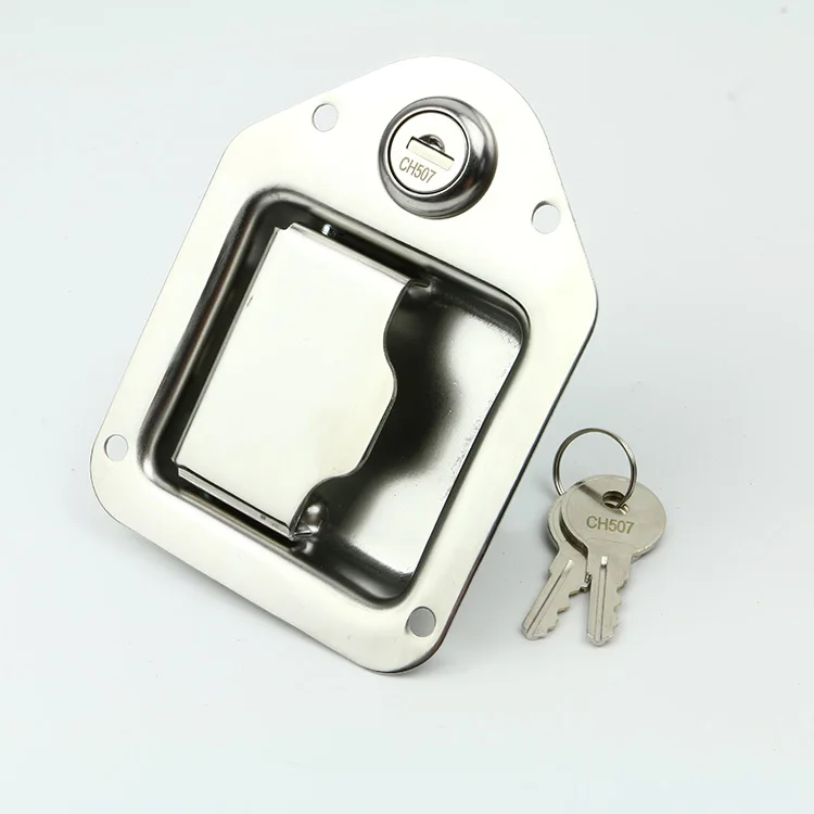 304 Stainless Steel Truck Paddle Latch Tralior Auto Parts Box Lock