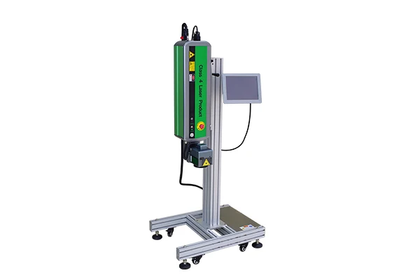 Automatic paging machine laser marking machine data association system