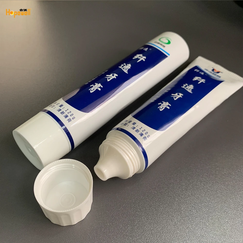  Guangzhou hopewell пластиковые ламинированные маленькие тубы пустые алюминиевые тюбики для зубной пасты
