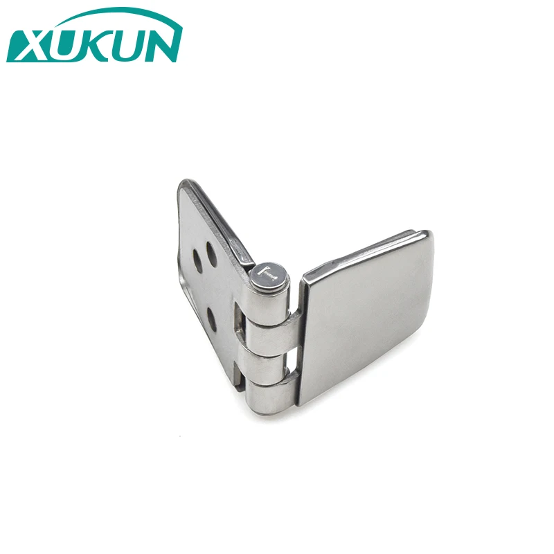 XK451 Removable cover conceal 316 stainless steel mirror polished hinged marine industrial hinge