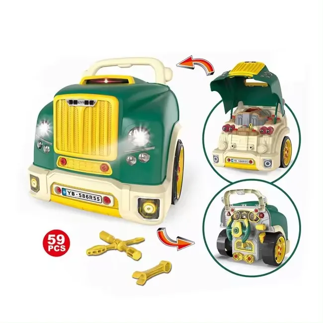 Simulation Electric Drive Car Game Motor Car Engine Repair Kit Toy DIY Assembly Educational Toys Set For Kids