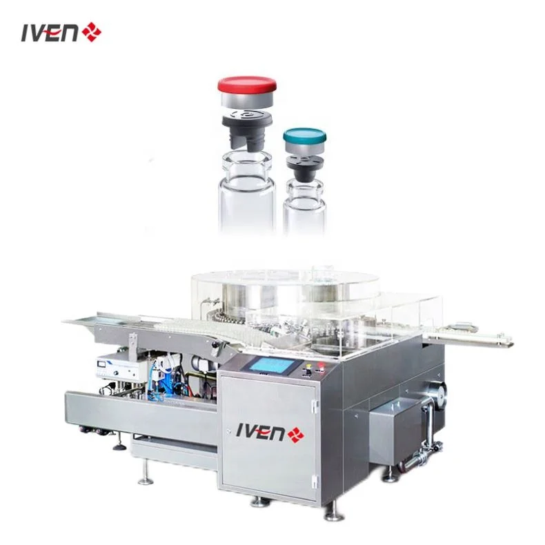Производственная линия флакона жидкость/порошковый флакон Заполнение системы пробки и закрытия