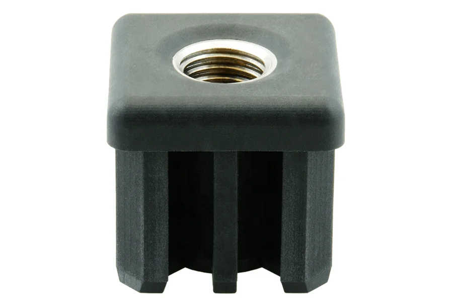 M10 M12 SQUARE TUBE INSERT WITH METAL THREAD
