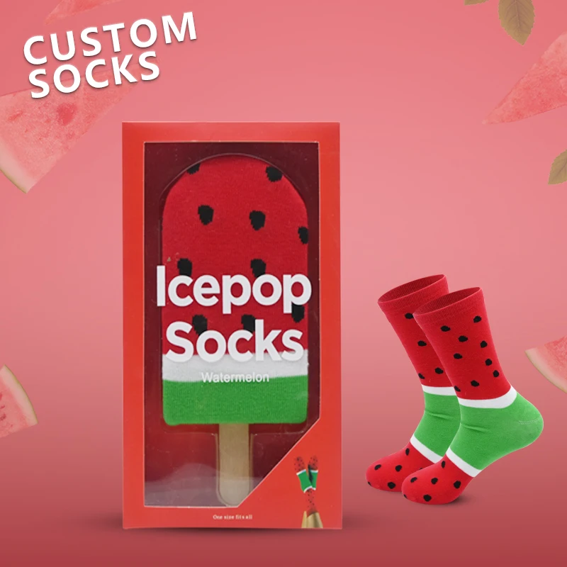 Funny Creativity And Novelty Gift Box Socks Unisex Long Men Women Customizable Logo Socks