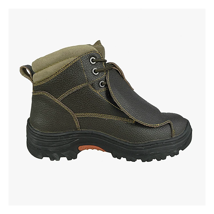 Wholesale anti-impact construction steel toe boots safety shoes stock work welding boots safety shoes