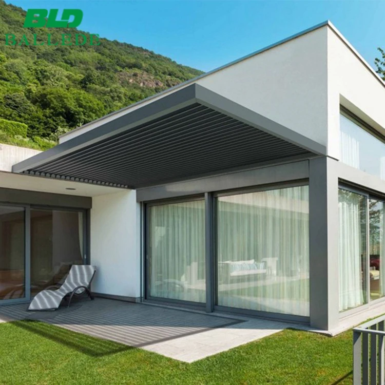 
Waterproof free-standing pergola outdoor aluminum furniture for garden 