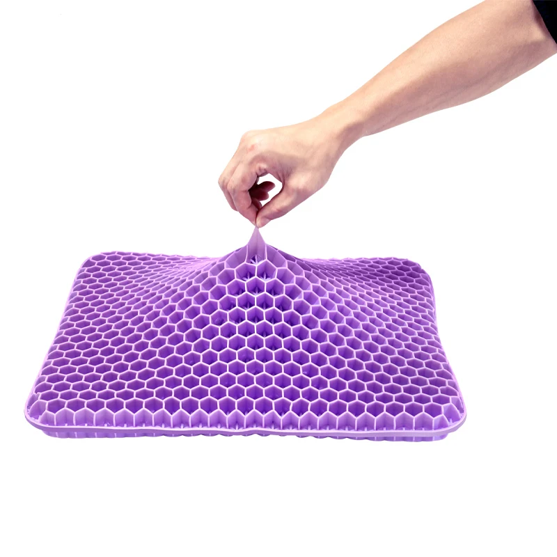 Office & Car TPE Gel Seat Cushion Double Thick orthopedic cooling seat cushion coccyx outdoor seat cushion
