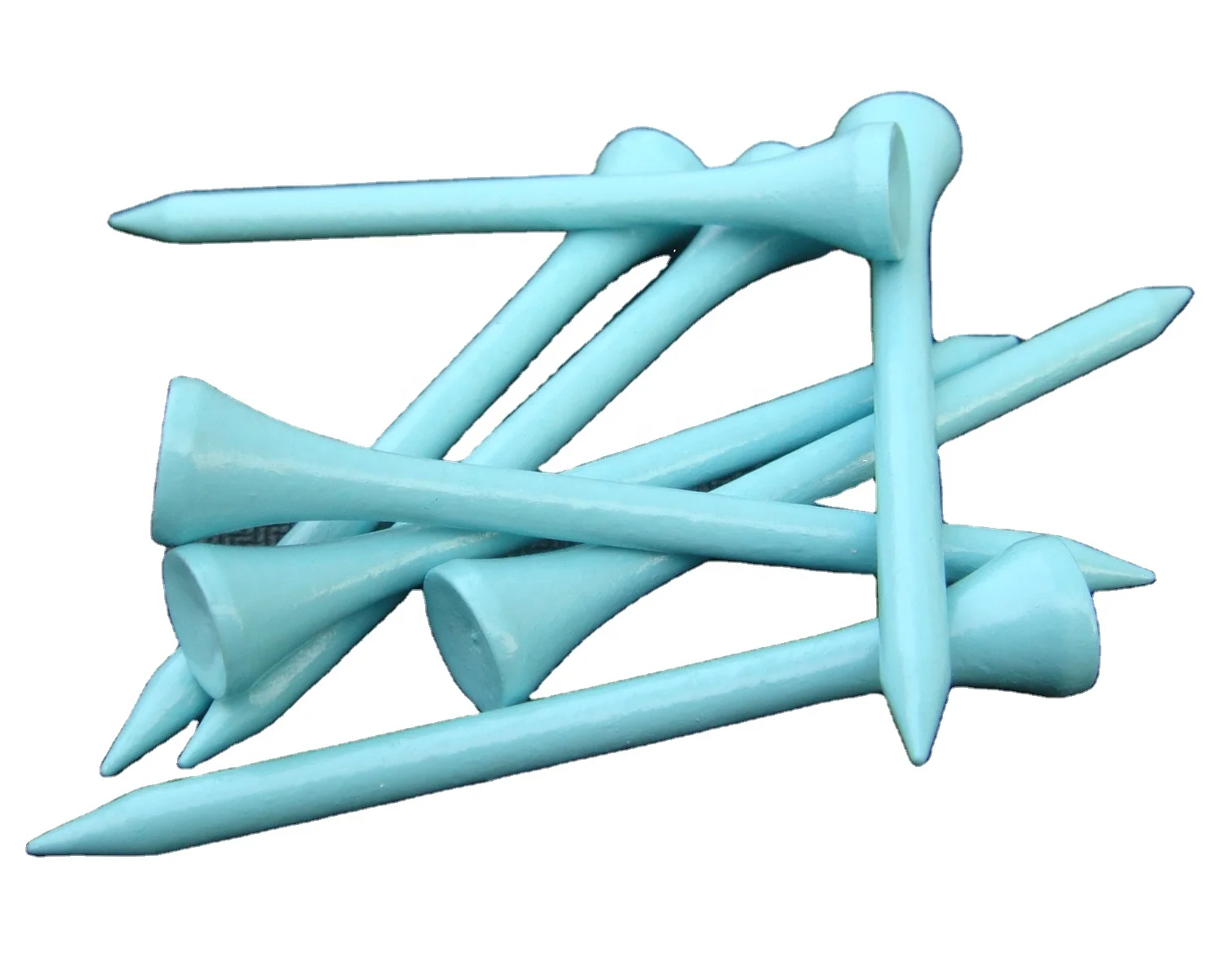 bulk wooden golf tees plain custom logo imprint tees peg