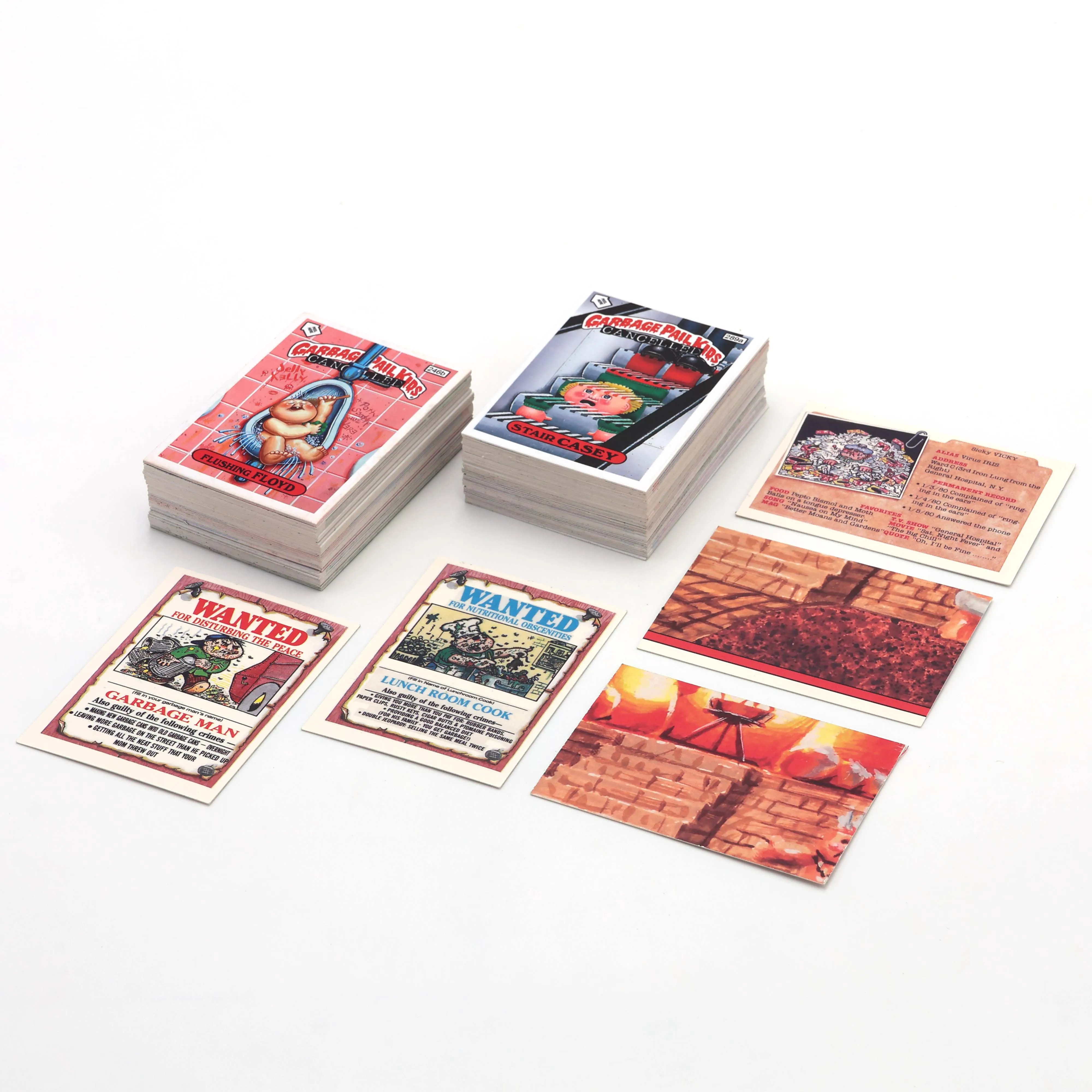 Factory Hot Sale Custom Designed Adult Children Gaming Graphics Paper Game Cards Logo for Collector