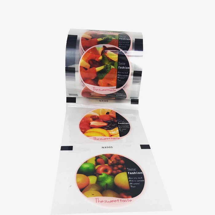 Factory Customized Printed Laminating Bubble Tea Sealing Film Roll For Auto Packing Cup Sealing Film Plastic Films