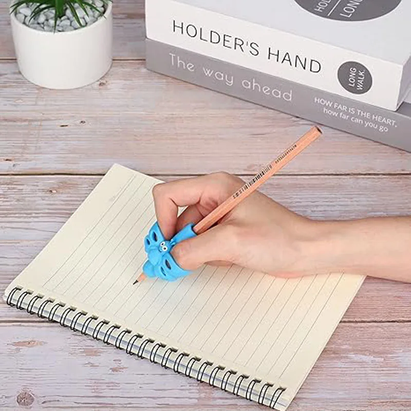 Factory Custom School Soft Silicone Pencil Grips Sets Pencil Grip Holder Gripper children Stationery Pencil Grips