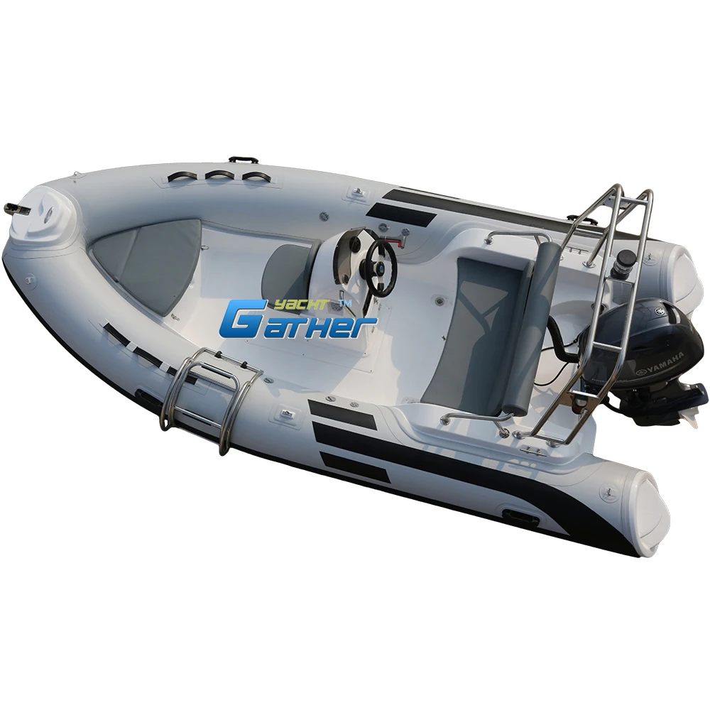 CE RIB430 C 14ft мощная надувная лодка из ПВХ для рыбалки и семейных развлечений с толщиной 1 2 мм предлагаемым двигателем мощностью 50 л.с.