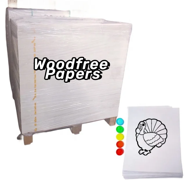 Factory Direct Sale 50 gsm White Woodfree Uncoated Offset Printing Paper For Notebook