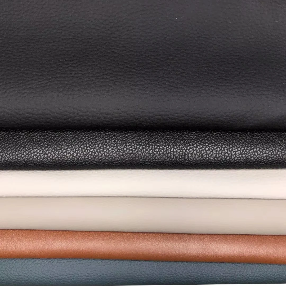 Faux leather from China factory pvc leather car seat stocklot grade B sells by tons