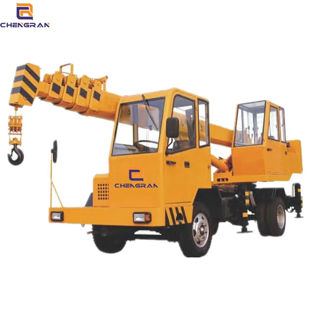 
6 Ton Truck Telescopic Boom Truck Mounted Crane Self Made Truck Crane 