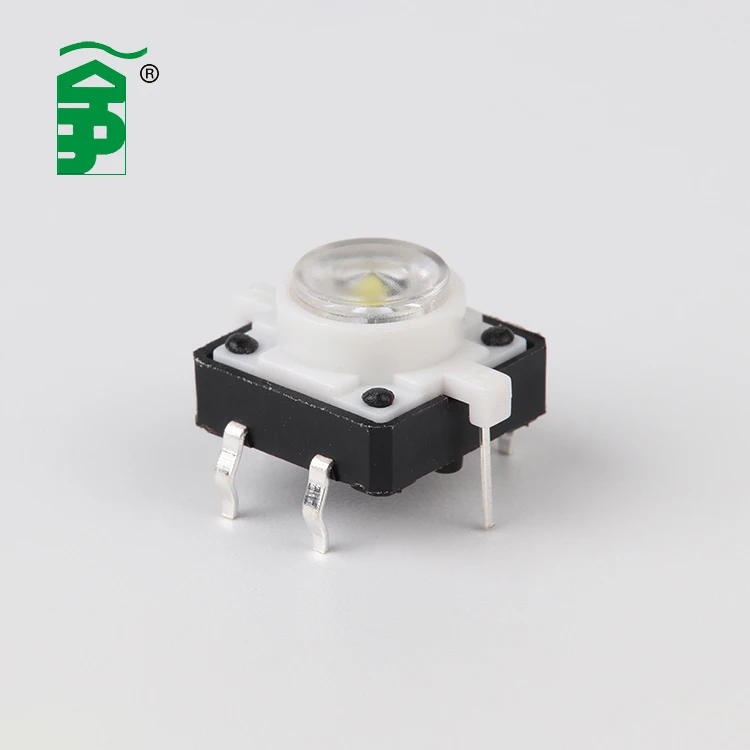 Лучшая цена TSA12114 Led тактильная Кнопка 12V правый угол такт