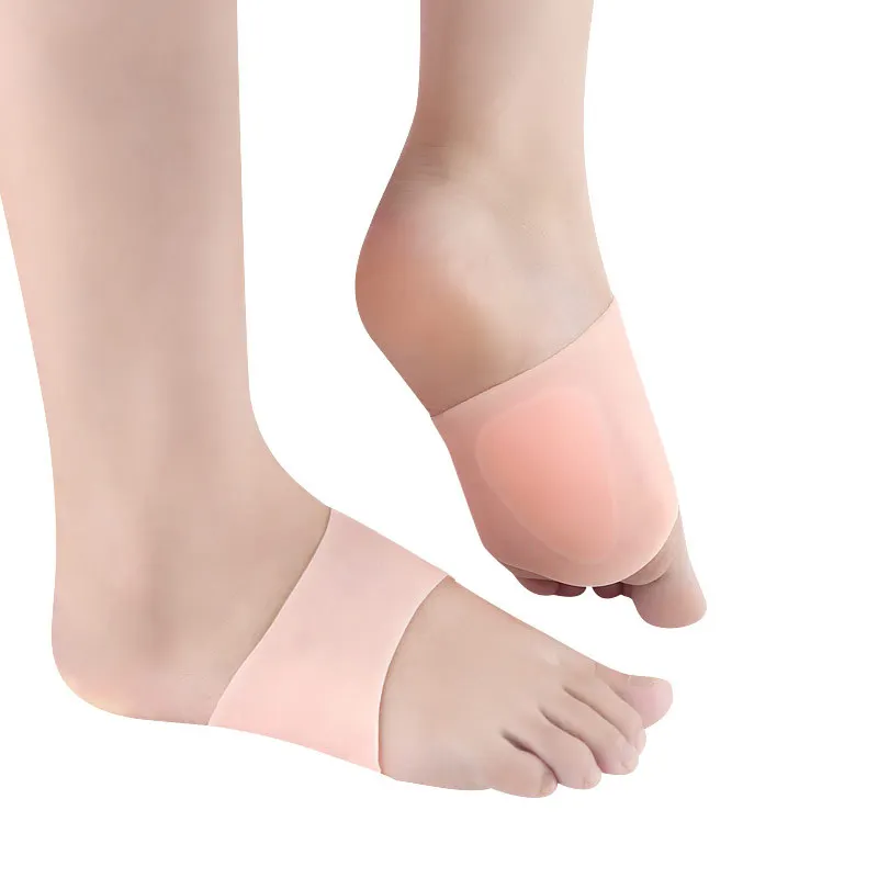 Custom Design SEBS gel Arch support sleeves for flat foot & Plantar fasciitis pain relief shoe pads