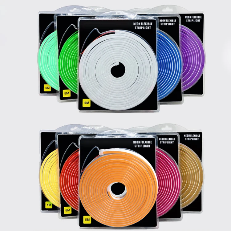 Led strip lights outdoor waterproof led neon flex flexible strip light ip68 2835 led neon strip led rope lighting