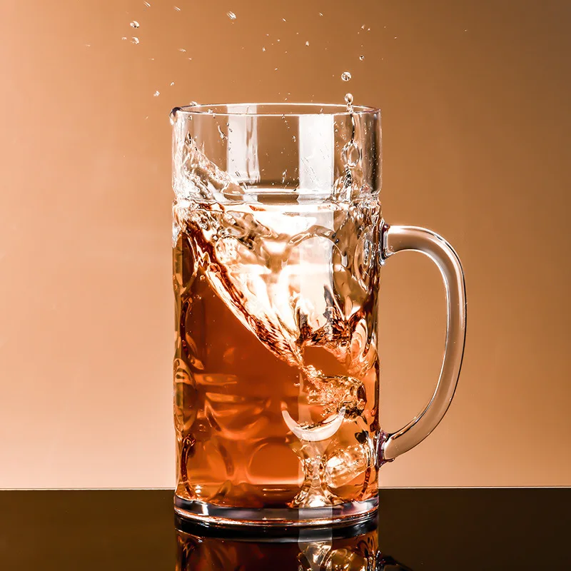 16oz/32oz Large Beer Glasses Bar Alcohol Cups Pub Drinking Mugs Stein Water Cups For Bar With Handle