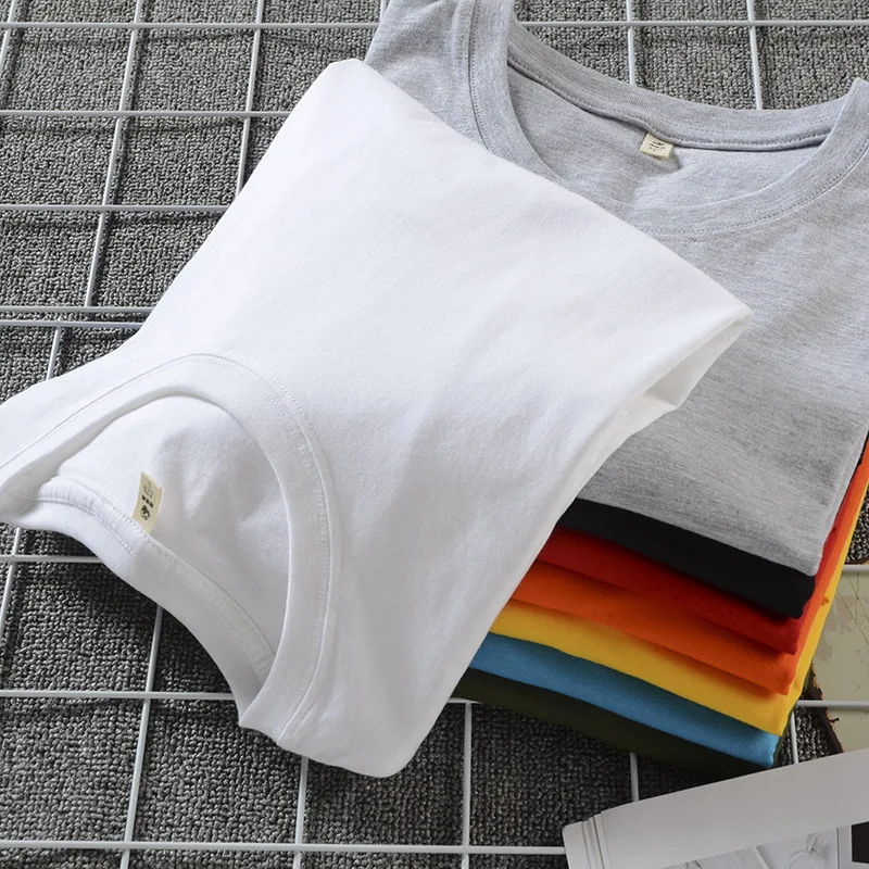 OEM/ODM Customized Oversize O-neck T-Shirt Short Sleeve tshirt Plain tshirts Cotton For Men