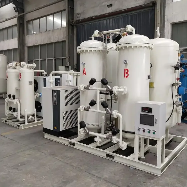 Азбель 50 м³/ч контейнер Тип 93 ± 3% пса кислородная газовая установка для аквакультуры медицинская линия Кислородная